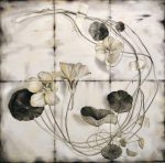 Nasturtium90" x 88"charcoal and pastel on paper<br>SOLD